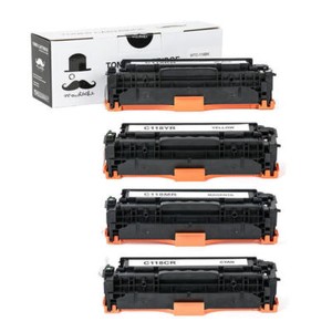 Moustache® 118 Compatible Toner Cartridge Combo BK/C/M/Y For Canon MF-8350CDN