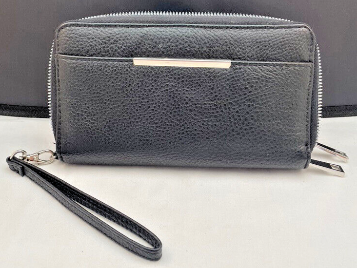 Black Wrist Wallet/Purse Safe Keeper Zipped Pockets In Front 8