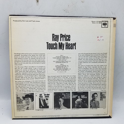 Ray Price Touch My Heart Columbia CL2606 Record Album Vinyl LP - Picture 2 of 4
