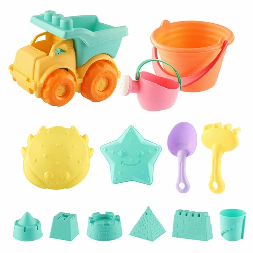 Beach Toys Set for Kids Toddlers Beach Sand Toy Kit Bucket Shovel Sand Truck US - Bild 12 von 24