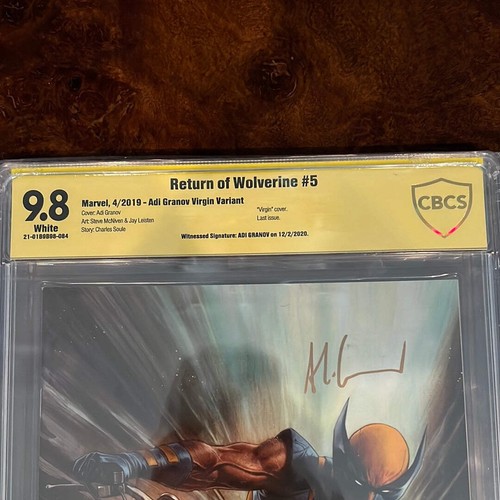 Return of Wolverine #5 - 9.8 CBCS Witnessed signature Adi Granov - Picture 3 of 4