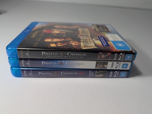 Pirates of the Caribbean 3 Movie Blu-Ray Collection FIRST 3 MOVIES - Picture 10 of 11