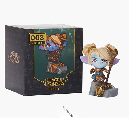 Official League of Legends Keeper of the Hammer Poppy Collectible Figure Toy - Picture 3 of 4