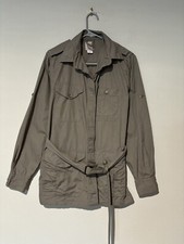 Filson Women's Belted Safari Utility Jacket Sz M Made In Usa