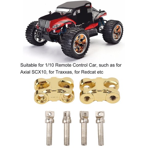2 Sets RC Front and Rear Bumper Tow Hooks Buckle Winch Hook for 1/10 RC Car - Picture 12 of 21