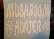 Morel Mushroom Hunter Sticker/Decal Car Window Vinyl Laptop Decal