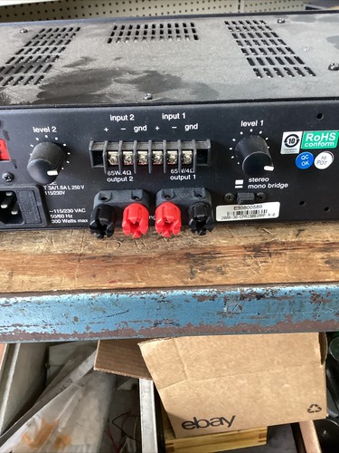 Biamp Advantage CPA 130 Commercial Power Amplifier - Picture 3 of 7