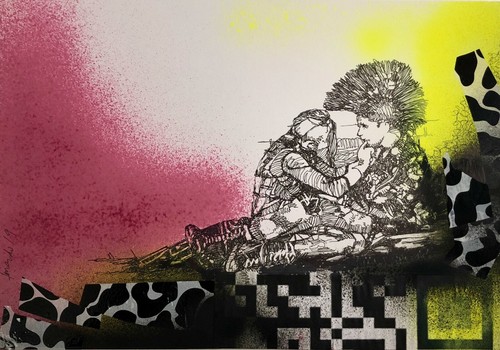 DRAWINGS / COLLAGE / POP ART / PUNK LOVE - Imagen 1 de 3