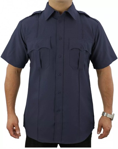 First Class 100% Polyester Short Sleeve Uniform Shirt - Picture 2 of 21