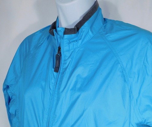 Giacca a vento LANDS END bambina blu turchese full zip taglia M 10-12 - Foto 3 di 6