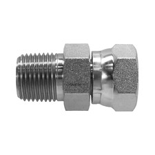 1404-04-04 Hydraulic Fitting 1/4" Male Pipe x 1/4" Female Pipe Swivel Straight