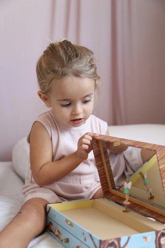 Enchantmints Fairy & Owl Musical Jewelry Box – Baby Memory Keepsake & ideal gift - Picture 3 of 6
