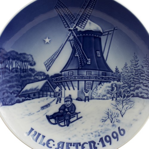 ROYAL COPENHAGEN BING&GRONDAHL PIATTO DI NATALE 1996 ORIGINALE PORCELLANA PRIMA - Picture 2 of 4