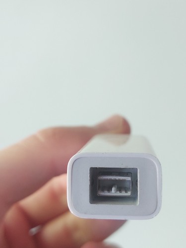 Apple Firewire 800 to Thunderbolt 2 Adapter A1463 & FireWire 800 cable - Photo 2/3