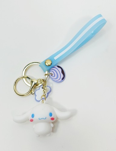 Sanrio Cinnamoroll Keychain Keyring Cartoon Pendant Charm Bag Tags Backpack Clip - Picture 3 of 4