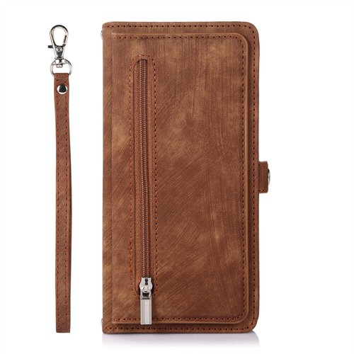 Fashion Leather Card Zipper Wallet Phone Case For Samsung Galaxy S25/S24 A54 5G - Picture 9 of 29