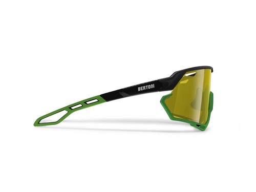 Bertoni Occhiali Sportivi Ciclismo MTB Running Fotocromatici Polarizzati ALPHA Y - Picture 9 of 18