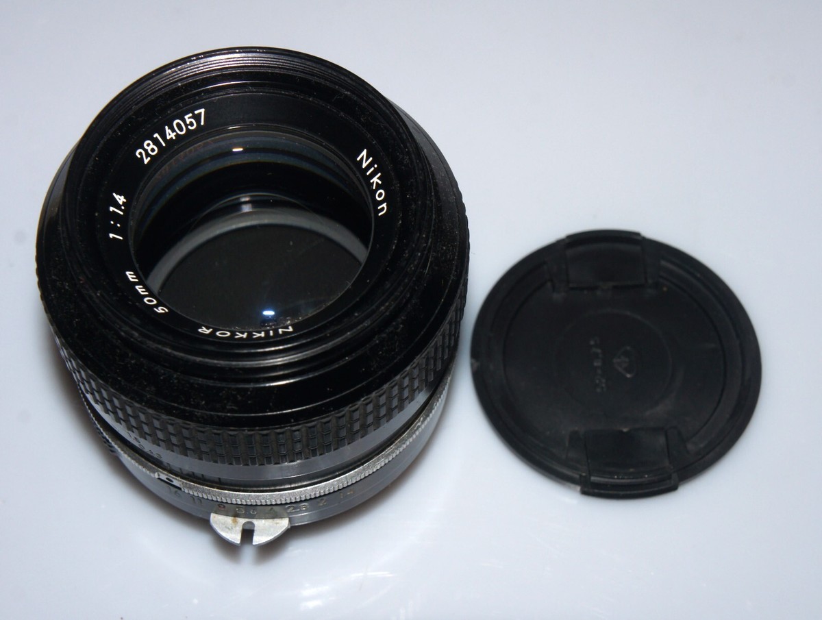 【整備済】Nikon New Nikkor 50mm f1.4 (Non Ai) Nikon Nikkor 50mm f/1.4 Manual Focus Lens K version Non-Ai | eBay