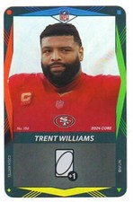 Trent Williams 2024 UNO Elite NFL Foil Wild Card Blue Green Red Yellow SSP Rare!