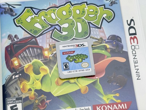 BIG BOX Frogger 3D BUNDLE (Nintendo 3DS, 2011) With Case * Authentic * Rare * - Picture 8 of 20
