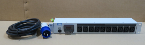 Olson PM1041/16 10 Way 19″ 1.5U 16A Unswitched Power Metered C13 240v PDU Rack - 第 1/8 張圖片