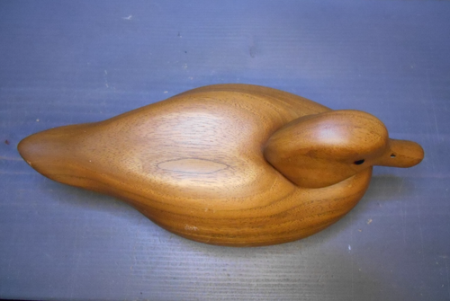 "Señuelo de pato Big Sky Carvers de 10" x 5"" madera maciza tallada a mano" - Imagen 6 de 15