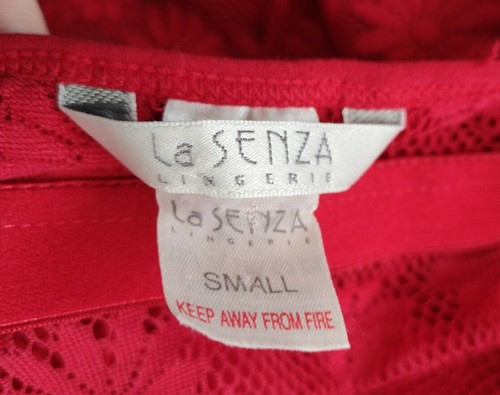 La Senza Women's Red Floral Cami Size S Small Good Used Condition - Picture 3 of 4