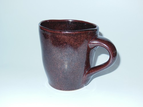 Kaffeebecher 8-teiliges Set/4+einzeln braun unregelmäßig Keramik-Stil/Rom Tourist/Humor - Bild 2 von 2