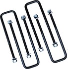 4 pcs Square U Bolts for 2.5" Wide Leaf Springs 8 5/8" Long FO-G404