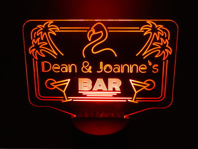 Ineonlife Flamingo Bar Neon Led, Bar Led Neon, Insegna Luminosa - Foto 7