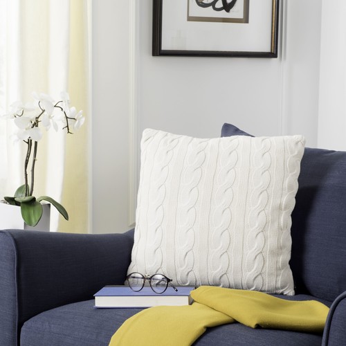 SAFAVIEH Sweater Knit Pillow | Natural |