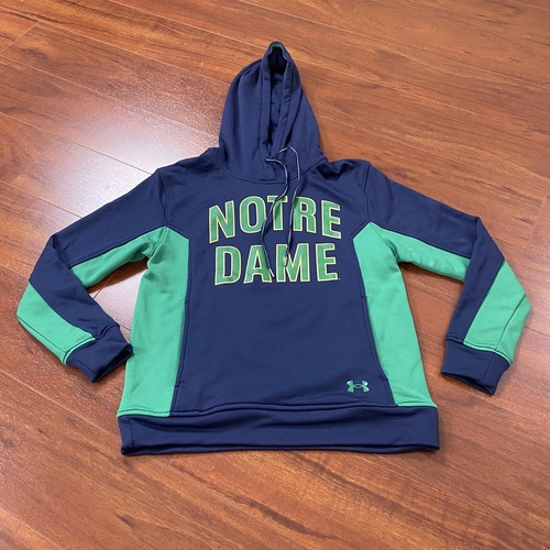 Sudadera con capucha Under Armour Notre Dame irlandesa para mujer Gameday Tech talla XS - Imagen 3 de 11
