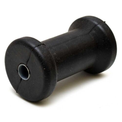Boat Trailer Keel Spool Roller | 5 Inch Black Rubber - Picture 2 of 3
