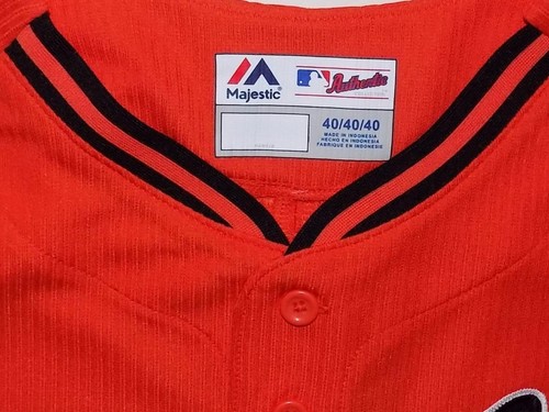 Baltimore Orioles jersey Majestic Authentic On-Field $135 BP Cool Base NWT mediu - Picture 7 of 9