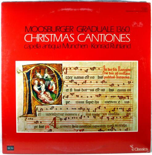 SEALED ABC CLASSICS 1978 Moosburger Graduale 1360 CHRISTMAS CANTIONES AY-67042 - Picture 1 of 2