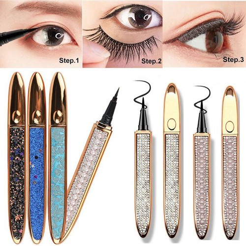 2 in 1 Eyeliner Magic Selbstklebender Eyeliner Stift Kleberfrei für falsche Wimpern* - Bild 1 von 21