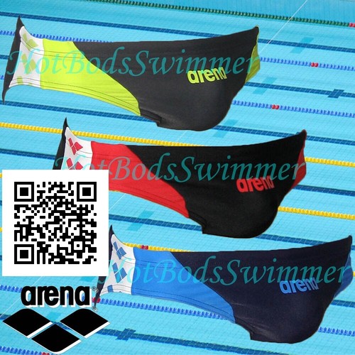 Arena AST16101 Competition Swimwear/Swimsuit Swim/Swimming Trunks/Briefs - Picture 2 of 15