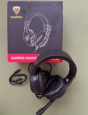 NUBWO U 3 Gaming Headset w/Mic for Console (PS4, PS5, Xbox 1), PC/Mac, Phone