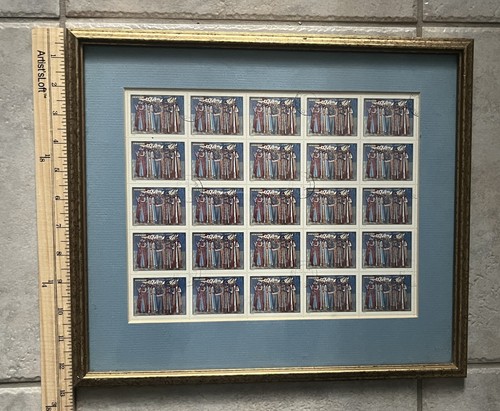 ROMANIA 1970 Northern Moldavian Monastery Frescoes Framed Paintings Stamps - Picture 4 of 5