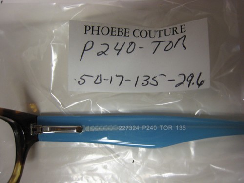 Phoebe Couture Brillengestell P240 TORTOISE 50-17-135 mit Etui - Bild 3 von 3