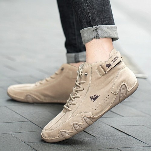 Casual Shoes for Men Sneakers Loafers Lace Up Boots Comfortable Driving Shoes  - Picture 10 of 22