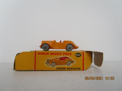Dinky Toys 062 Dublo Singer Roadster EN CAJA    - Imagen 1 de 5