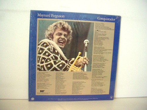 MAYNARD FERGUSON "Conquistador" original LP 1977 COLUMBIA PC 34457 Hype Sticker - Picture 2 of 3