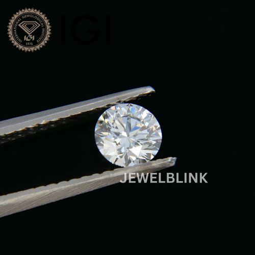Loose Lab Grown CVD Diamonds Round Brilliant Cut 1.01 Ct E Color VVS2 For Ring - Picture 5 of 13