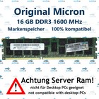 16 GB RDIMM ECC DDR3-1600 Supermicro 2027TR-H70QRF Server RAM
