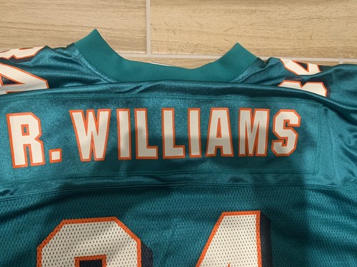 Ricky Williams Miami Dolphins NFL Reebok On Field Jersey Size XL NWOT RARE VTG - Picture 5 of 6