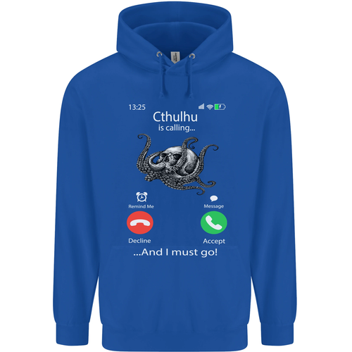 Cthulhu Is Calling Funny Kraken Childrens Kids Hoodie - Picture 34 of 68