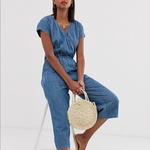 j crew chambray jumpsuit