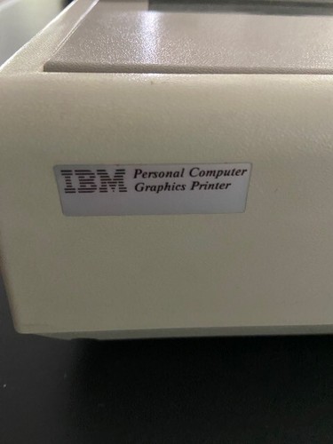IBM 5152-002 Personal Graphics Printer, Powers On, with Rare Instruction Book - Photo 4/8