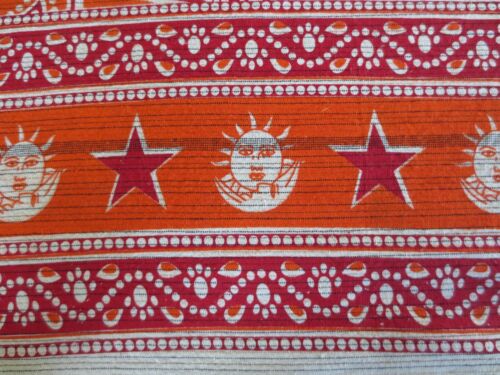 India AL-HERA IMPORT Cotton COLORFUL SUNBURST TABLECLOTH or BED COVER--82" x 98" - Picture 3 of 7